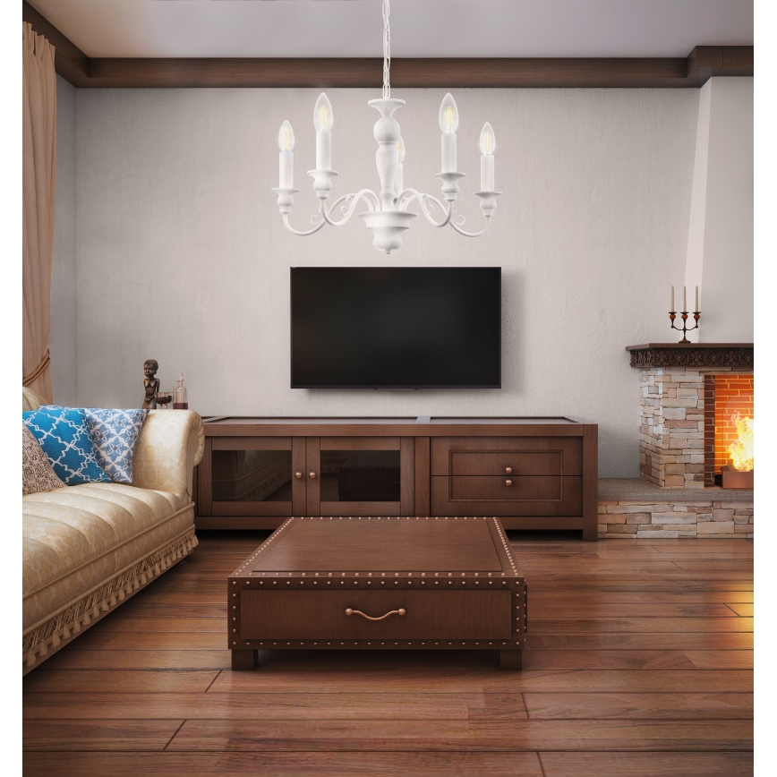 Eglo - Lampadario 5xE14/40W/230V