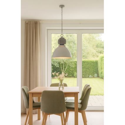 Eglo 49868 - Lampadario a sospensione con catena ROCKINGHAM 1xE27/60W/230V