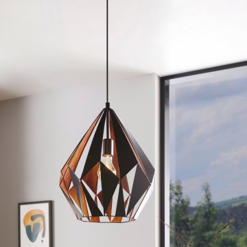Eglo 49878 - Lampada a sospensione CARLTON 1 1xE27/60W/230V