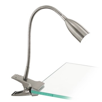 Eglo 54647 - Lampada da tavolo LED con morsetto LED/4,5W/230V 3000K cromo opaco