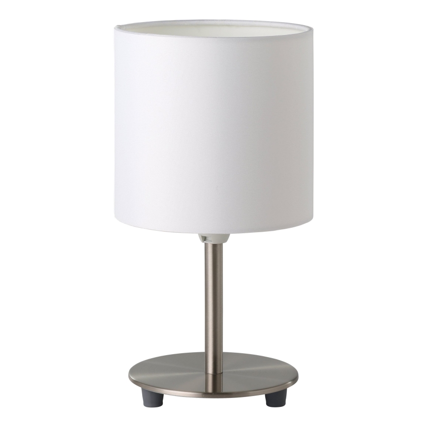 Eglo 54744 - Lampada da tavolo ANADIA 1xE14/40W/230V bianco/cromo opaco
