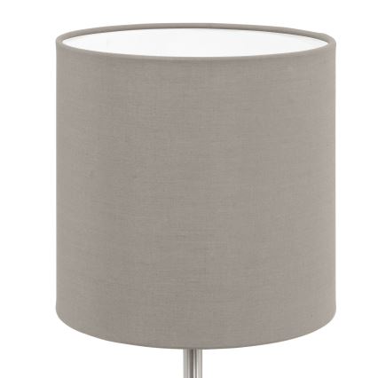 Eglo 54745 - Lampada da tavolo ANADIA 1xE14/40W/230V taupe/cromo opaco