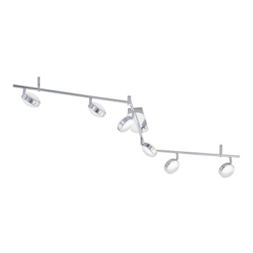 Eglo 54762 - Faretto LED SALTO 6xLED/5,4W/230V cromo lucido