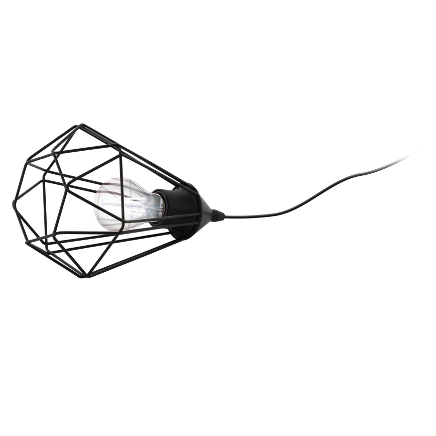 Eglo 54889 - LED Luce da tavolo con presa 1xE27/4W/230V 3000K nero