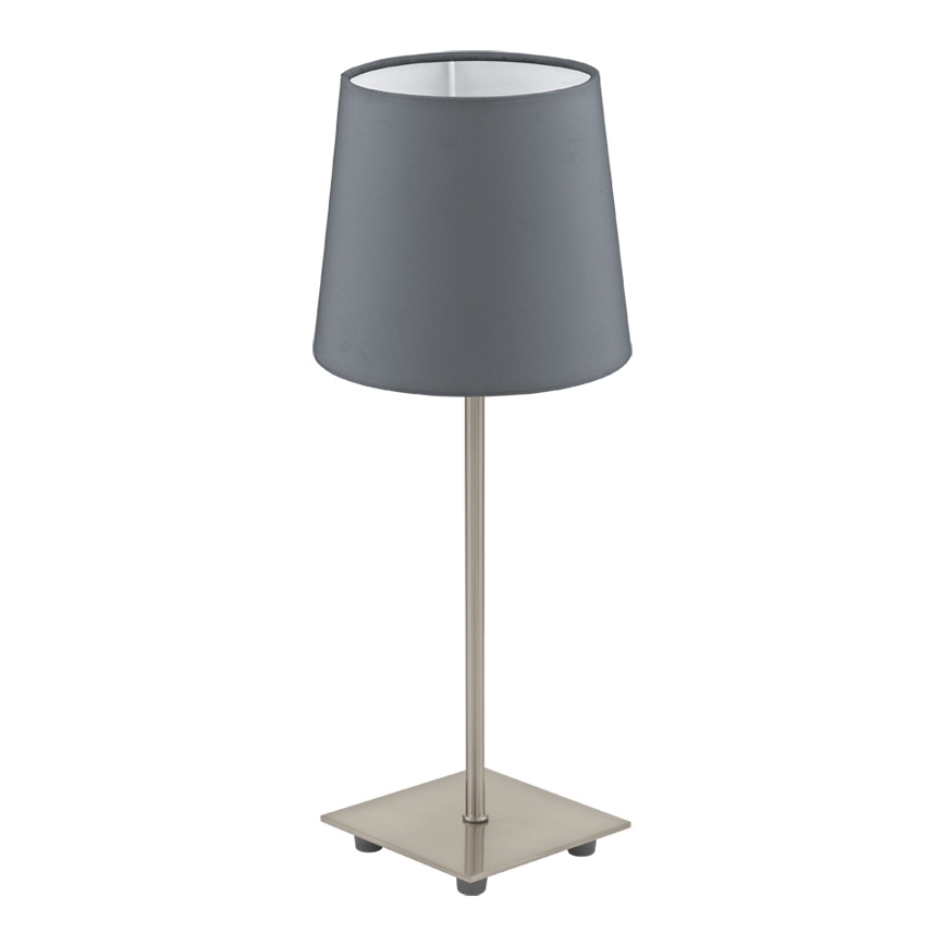 Eglo 54906 - Lampada da tavolo LED 1xE14/6W/230V grigio/cromo opaco
