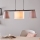 Eglo 55207 - Lampadario a sospensione con filo ALMEIDA 3xE14/25W/230V grigio