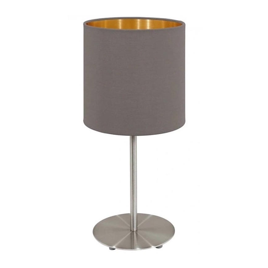Eglo 55214 - Lampada da tavolo PASTERI 1xE14/40W/230V marrone/rame