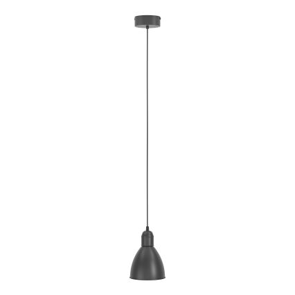 Eglo 55243 - Lampada a sospensione PRIDDY su cavo 1xE27/60W/230V, nera