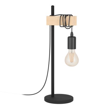 Eglo 55249 - Lampada da tavolo TOWNSHEND 1xE27/10W/230V