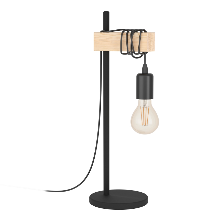 Eglo 55249 - Lampada da tavolo TOWNSHEND 1xE27/10W/230V