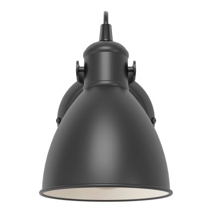 Eglo 55261 - Lampada da parete PRIDDY 1xE27/40W/230V nero