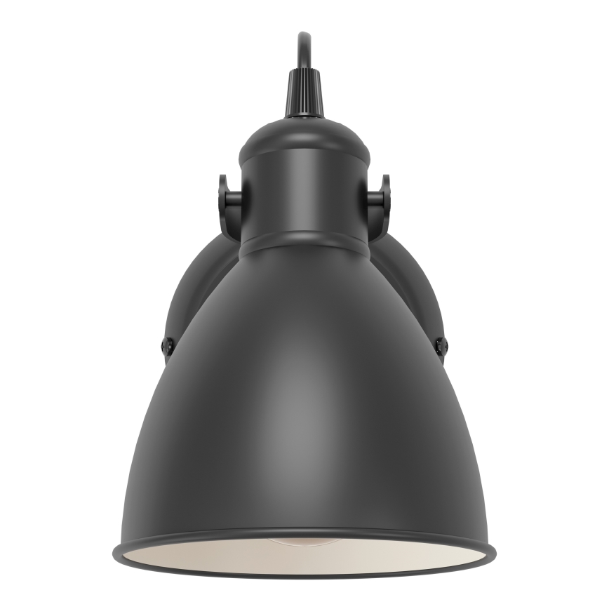 Eglo 55261 - Lampada da parete PRIDDY 1xE27/40W/230V nero