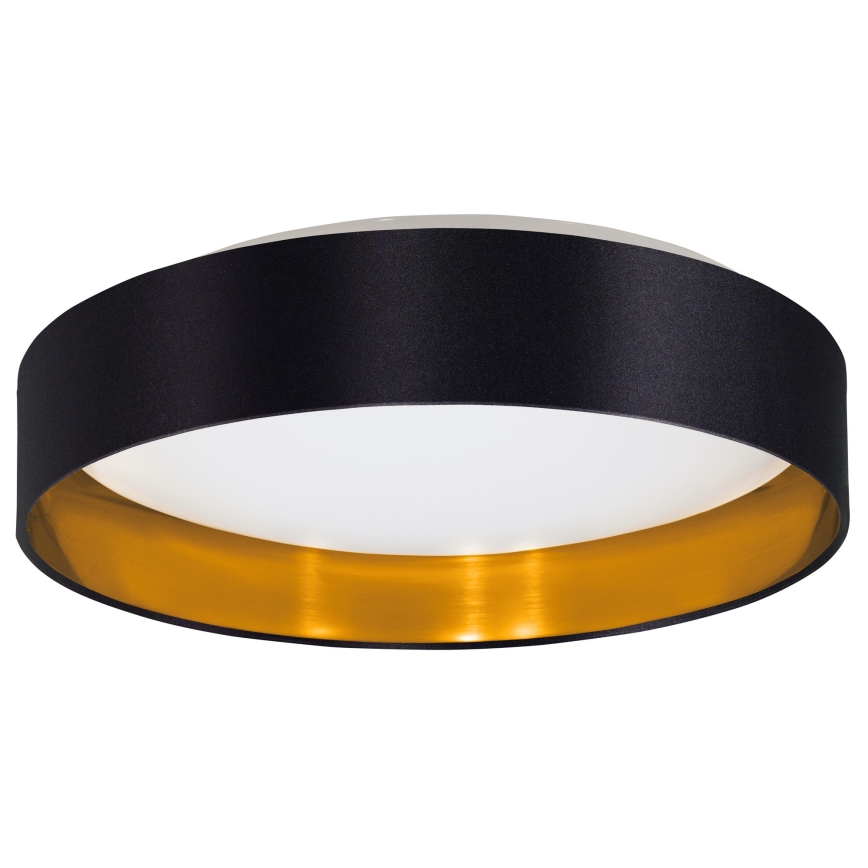 Eglo 55267 - Plafoniera LED MASERLO LED/16W/230V 3000K Ø 40,5 cm nero/ramato