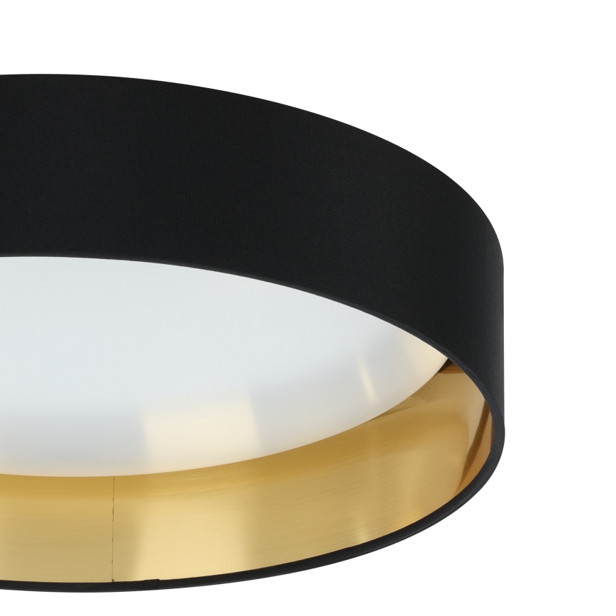 Eglo 55267 - Plafoniera LED MASERLO LED/16W/230V 3000K Ø 40,5 cm nero/ramato
