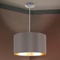Eglo 55269 - Lampadario a sospensione con filo MASERLO 1xE27/60W/230V marrone