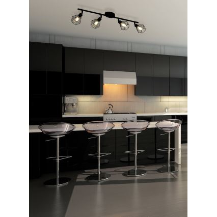 Eglo 55301 - Faretto LED ZAPATA 4xG9/3W/230V nero