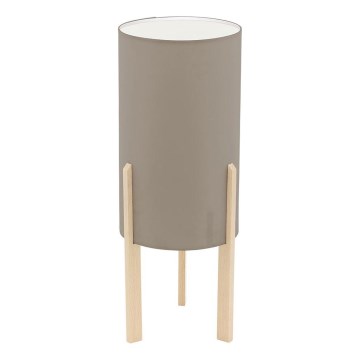 Eglo 55311 - Lampada da tavolo CAMPODINO 1xE27/60W/230V taupe
