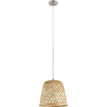 Eglo 55696 - Lampada a sospensione su cavo KIRKCOLM 1xE27/60W/230V beige