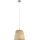 Eglo 55696 - Lampada a sospensione su cavo KIRKCOLM 1xE27/60W/230V beige
