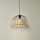 Eglo 55709 - Lampadario a sospensione con filo ANWICK 1xE27/40W/230V rattan