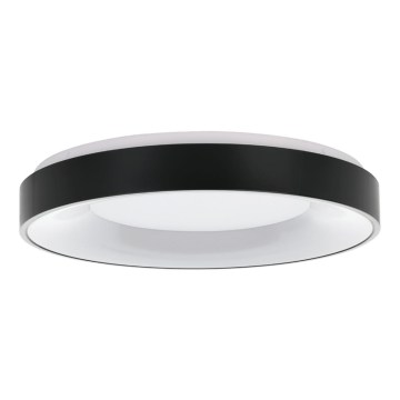 Eglo 55802 - Plafoniera da soffitto dimmerabile a LED 4xLED/8,1W/230V 3000-6500K Ø 48 cm nero + telecomando
