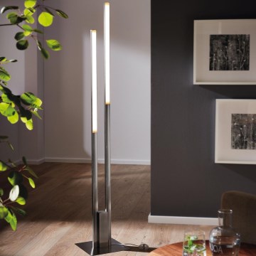 Eglo 55972 - Lampada da terra dimmerabile LED RGBW FRAIOLI-C LED/34W/230V 2700-6500K cromo opaco + telecomando