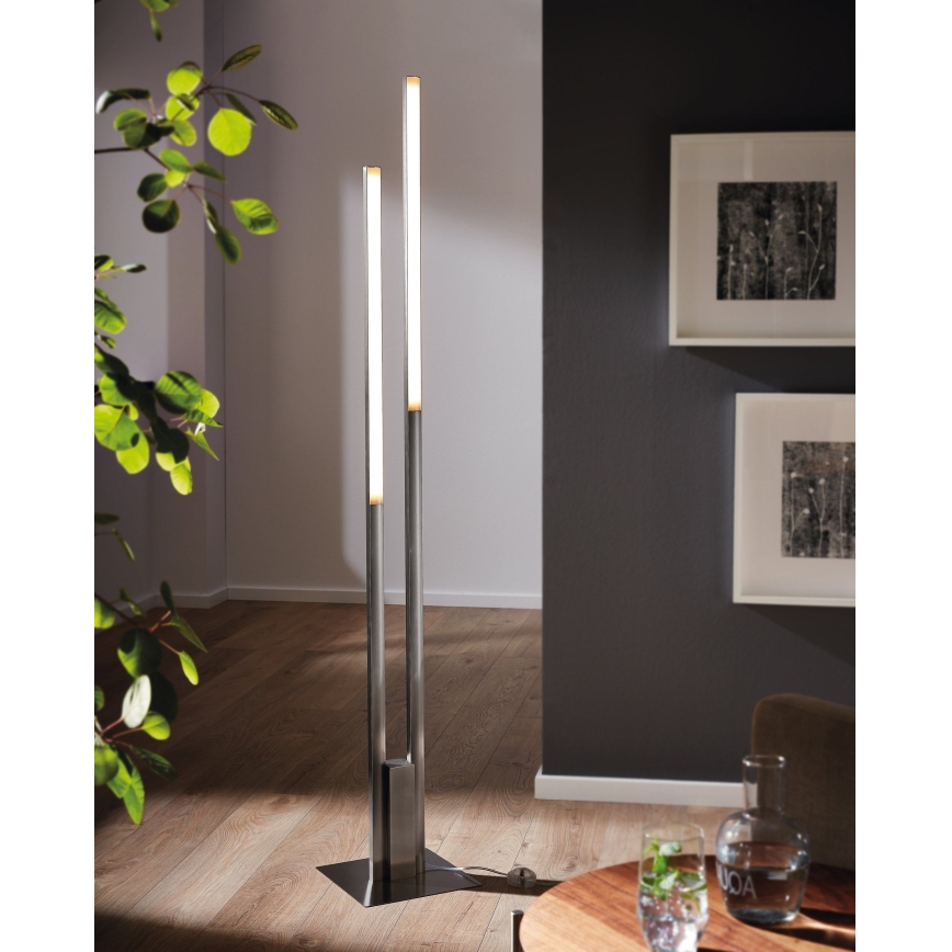 Eglo 55972 - Lampada da terra dimmerabile LED RGBW FRAIOLI-C LED/34W/230V 2700-6500K cromo opaco + telecomando