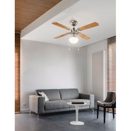 Eglo 56035 - Ventilatore da soffitto LED 1xE27/4,9W/230V 3000K Ø 106,6 cm