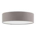 Eglo 56167 - Plafoniera LED 2xE27/11W/230V Ø 38 cm grigia