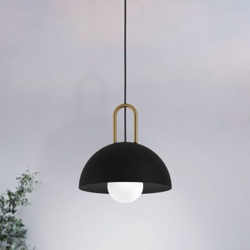Eglo 56459 - Lampadario a sospensione CALMANERA 1xE27/40W/230V nero