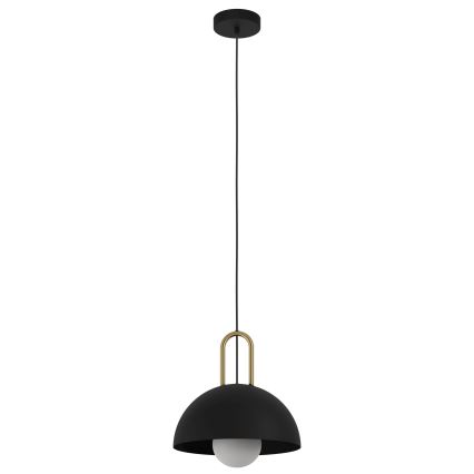 Eglo 56459 - Lampadario a sospensione CALMANERA 1xE27/40W/230V nero
