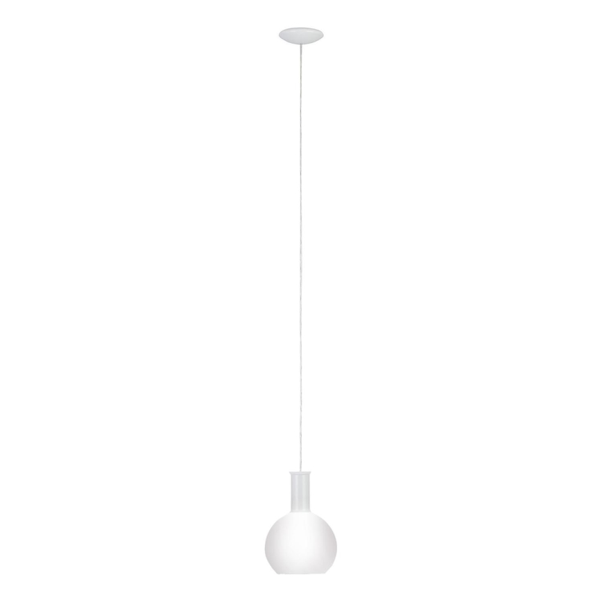 Eglo 62266 - Lampadario a sospensione con filo PASCOA PRO 1xE27/60W/230V 20 cm bianco