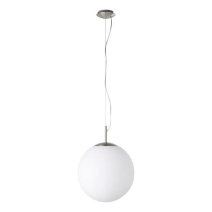 Eglo 63269 - Lampadario a sospensione con cavo PIEDALE 1xE27/60W/230V Ø 35 cm cromo opaco