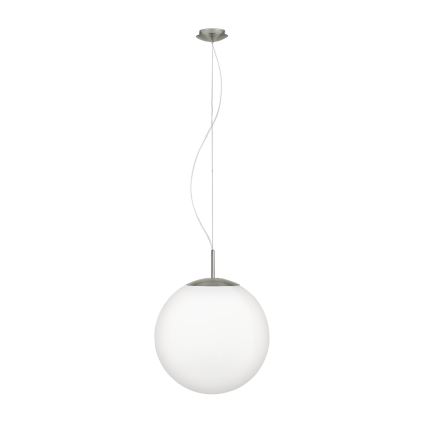 Eglo 63271 - Lampada a sospensione su cavo PIEDALE 1xE27/60W/230V Ø 43 cm cromo opaco