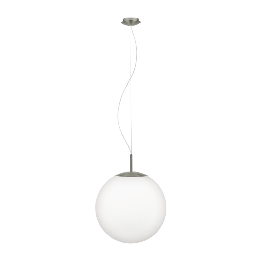 Eglo 63271 - Lampada a sospensione su cavo PIEDALE 1xE27/60W/230V Ø 43 cm cromo opaco