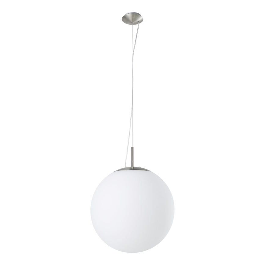 Eglo 63271 - Lampada a sospensione su cavo PIEDALE 1xE27/60W/230V Ø 43 cm cromo opaco