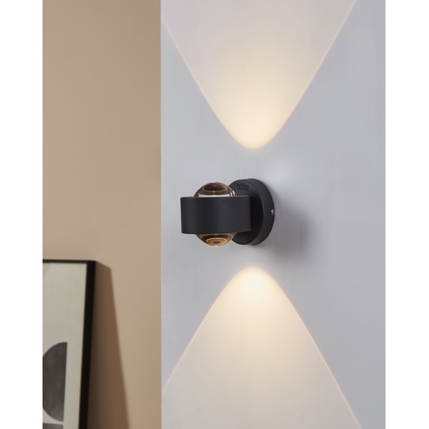 Eglo 64496 - Applique LED ONO PRO 2xLED/2,5W/230V antracite