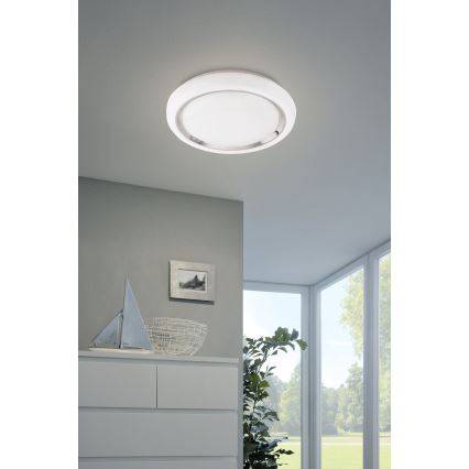 Eglo 64529 - Plafoniera dimmerabile RGBW CAPASSO-C LED/17W/230V bianco
