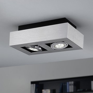 Eglo 64695 - Faretto LED LOKE PRO 2xGU10/5W/230V 3000K cromo opaco