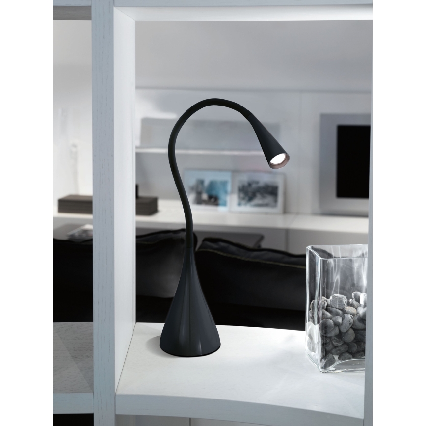 Eglo 64975 - LED Dimmerabile flessibile lampada da tavolo SNAPORA PRO LED/3,5W/230V 3000K nero