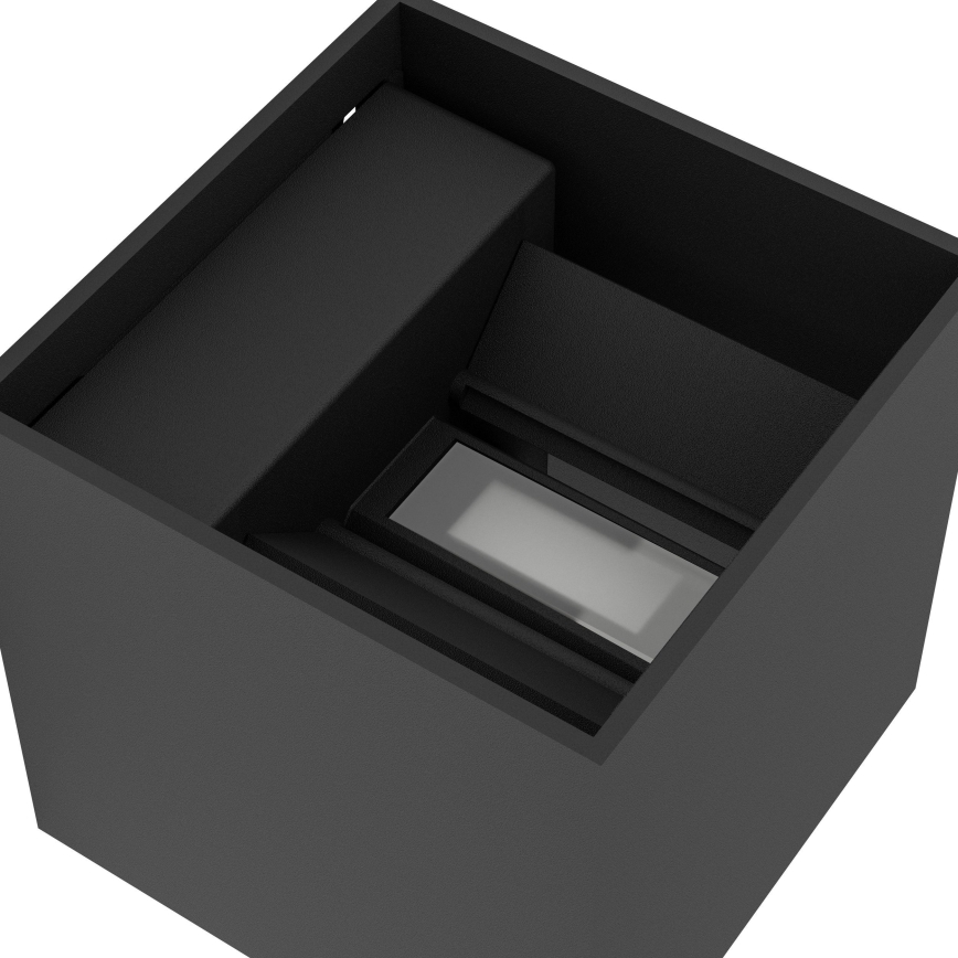 Eglo - Applique LED da esterno ricaricabile e dimmerabile con sensore di movimento e crepuscolare LED/2,2W/5V IP44 nero