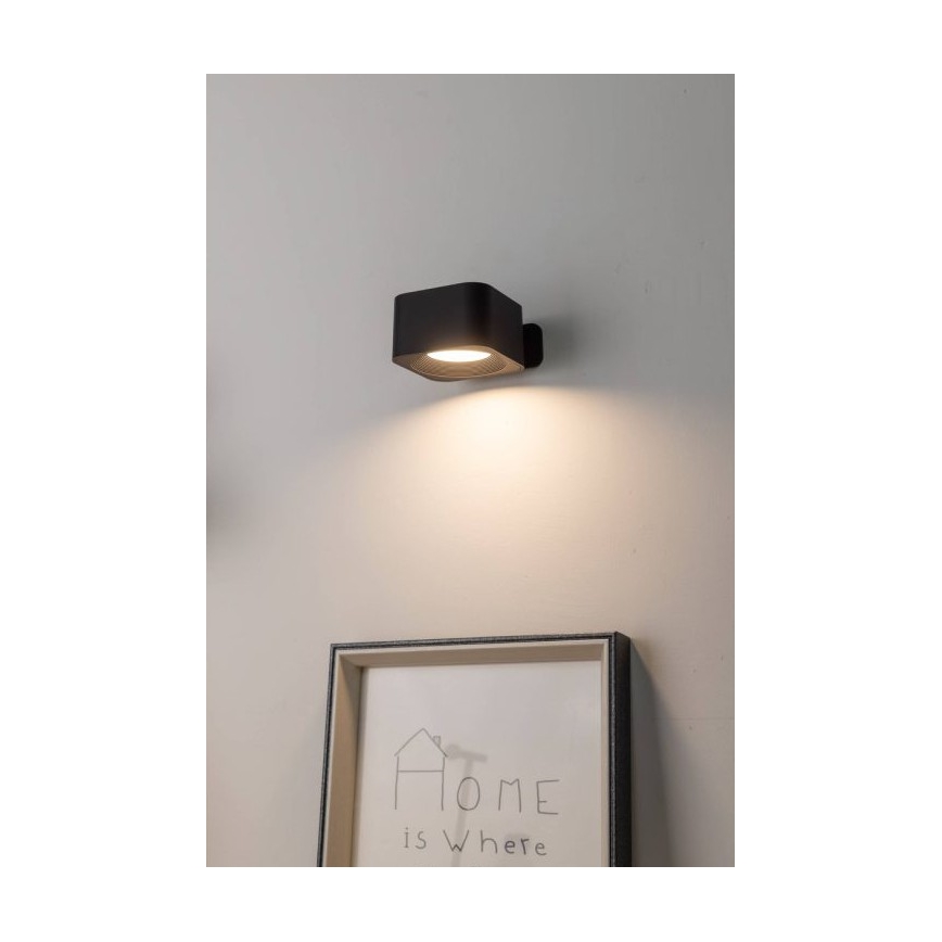 Eglo - Lampada da parete ricaricabile a LED dimmerabile con controllo touch LED/5W/5V 2700/4000/6500K 2000 mAh nero