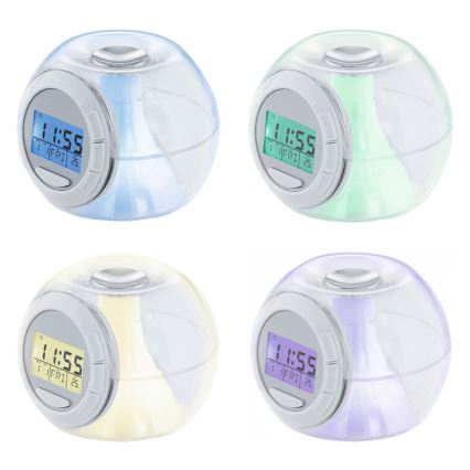 Eglo 75209 - Orologio LED ALARM CLOCK 3xAAA