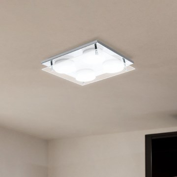 Eglo 75329 - Plafoniera LED ABIOLA 4xLED/6W/230V cromo lucido