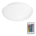 Eglo 75351 - Lampada da soffitto dimmerabile LED RGB ELLA-C 1xE27/7,5W/230V con telecomando