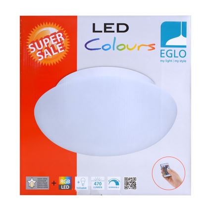 Eglo 75351 - Plafoniera LED RGB dimmerabile ELLA-C 1xE27/7,5W/230V + telecomando