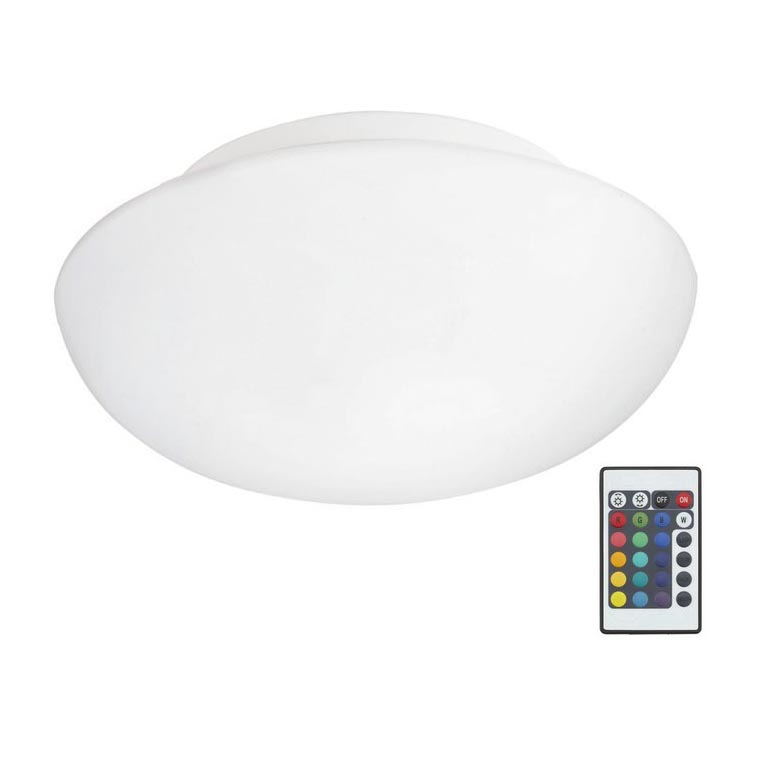 Eglo 75352 - Plafoniera LED RGB Dimmerabile ELLA-C 2xE27/7,5W/230V + telecomando