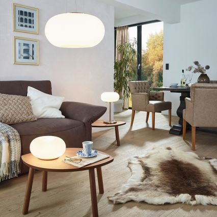 Eglo 75355 - Lampada LED RGB da tavolo OPTICA-C 2xE27/7,5W/230V