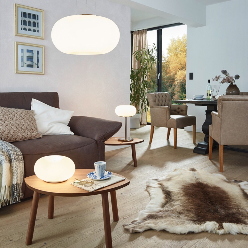 Eglo 75355 - Lampada LED RGB da tavolo OPTICA-C 2xE27/7,5W/230V