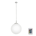 Eglo 75361 - Lampadario LED RGBW su corda RONDO-C 1xE27/7,5W/230V